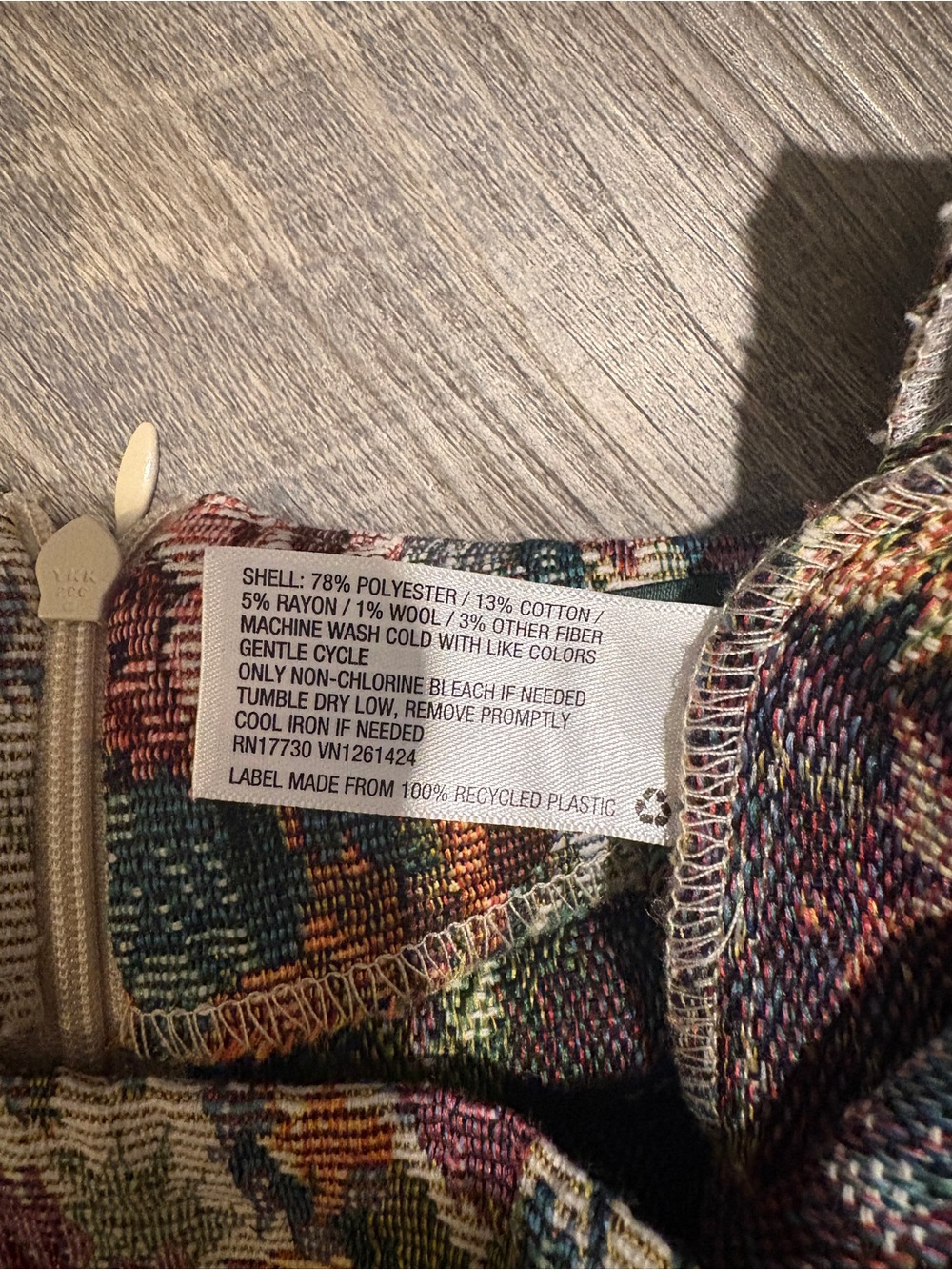 Floral Tapestry Mini Skirt - Picture 3 of 3